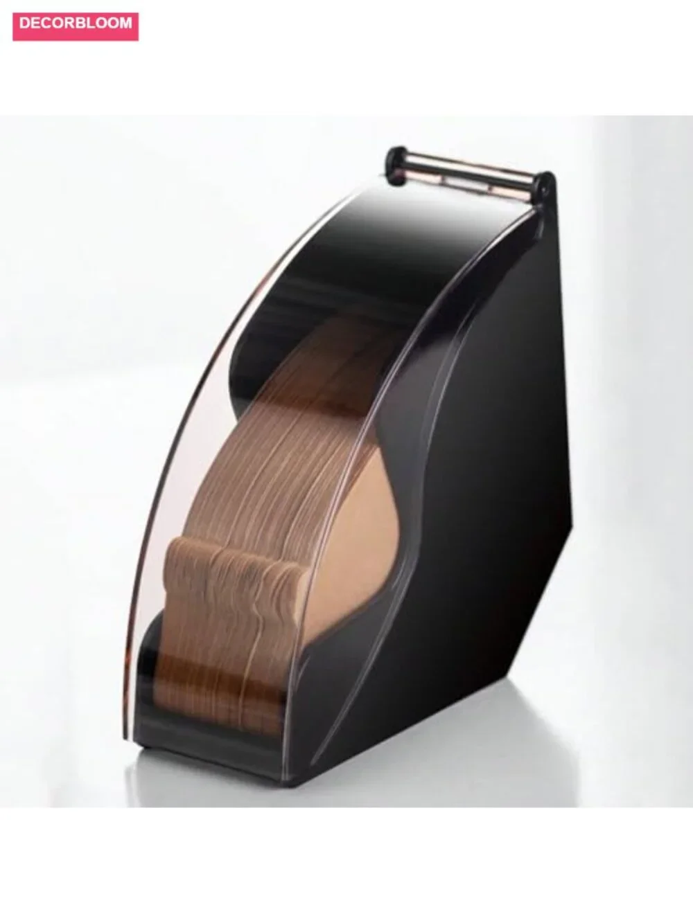 Coffee Filter Holder Storage Container for Countertop Flip-Top Lid